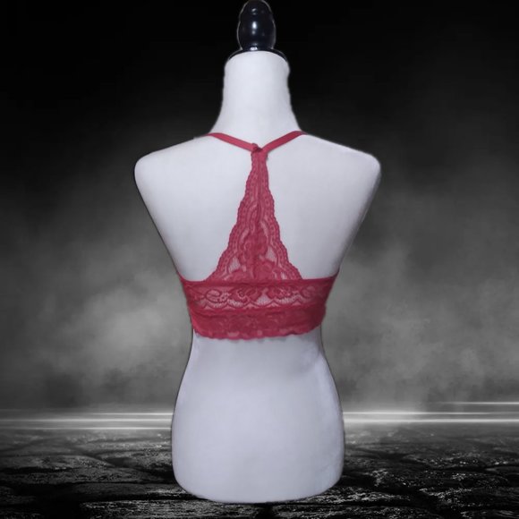Revamped Lace Racer Back Top with Light Padded Bust - Picture 1 of 4